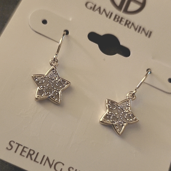 GIANI BERNINI Filigree Star Drop Earrings - Picture 3 of 3